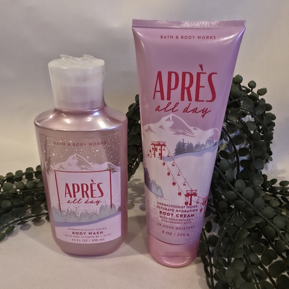 Bath & Body Works Après All Day Body Wash & Cream - Pink - Picture 2 of 3